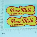 Pair Kingsbury Pure Milk Divco Van Stickers Main Image