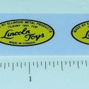 Pair Lincoln Toys Oval Logo Style Stickers Main Image
