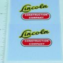Pair Lincoln Toys Construction Company Sticker Set Main Image
