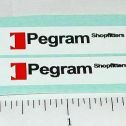 Pair Matchbox #5D Pegrams London Bus Stickers Main Image