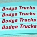 Matchbox Dodge Twin Tipper Truck Set of 4 Stickers Main Image