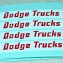 Matchbox Dodge Twin Tipper Truck Set of 4 Stickers Main Image