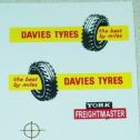 Matchbox Davies Tyres Semi Truck Sticker Set Main Image