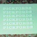 Matchbox Pickfords 200 Ton Transporter Stickers Main Image