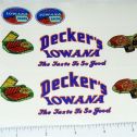 Metalcraft Deckers Iowana Truck Sticker Pair Main Image