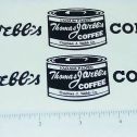 Pair Metalcraft Webb's Coffee Truck Sticker Set Main Image