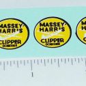 Massey Harris Clipper Combine Sticker Set Main Image