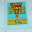Marx Lumar Power Dozer Vehicle Sticker Set Main Image