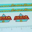 Marx Lumar Scraper Hauler Vehicle Sticker Set Main Image