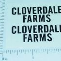 Pair Marx Cloverdale Farms Panel Van Sticker Set Main Image