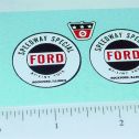 Nylint Ford Speedway Special Pickup Stickers Main Image