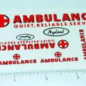 Nylint Ford Econoline Van Ambulance Sticker Set Main Image