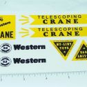 Nylint Austin Western Telescoping Crane Sticker Set Main Image