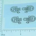Nylint Ford Bronco Fire Chief Vehicle Set of 2 Stickers Main Image