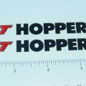Pair Nylint Hopper Dumper Trailer Sticker Set Main Image