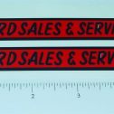 Nylint Ford Sales & Service Pickup Sticker Set Main Image