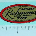 Richmond Toys Oval Logo Hood Sticker Main Image