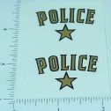 Pair Saunders Police Car Replacement Sticker Set Main Image