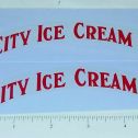 Pair Steelcraft City Ice Cream Co. Sticker Set Main Image