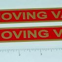 Pair Steelcraft Moving Van Truck Stickers Main Image