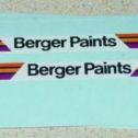 Matchbox #17E Berger Paints Bus Sticker Set Main Image