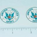 Pair US Army Smith Miller Truck Door Stickers Main Image