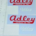 Pair Smith Miller Adley Express Semi Truck Sticker Set Main Image