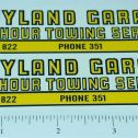 Structo Toyland Towing Service Truck Sticker Pair Main Image