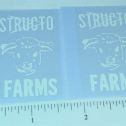 Pair Structo Farms Stake Truck Stickers Main Image