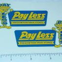 Structo Payless Drugstore Panel Van Sticker Pair Main Image