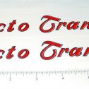 Pair Structo Transport Semi Trailer R/B Stickers Main Image
