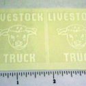 Pair Structo Livestock Farms Stake Truck Stickers Main Image