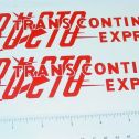Pair Structo Transcontinental Express Stickers ST-059R Main Image