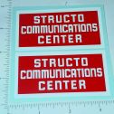 Pair Structo Communications Truck Stickers Main Image