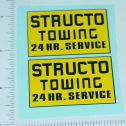Pair Structo Towing Pickup/Wrecker Stickers Main Image