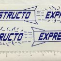 Structo Express Semi Trailer Replacement Pair Sticker Set Main Image
