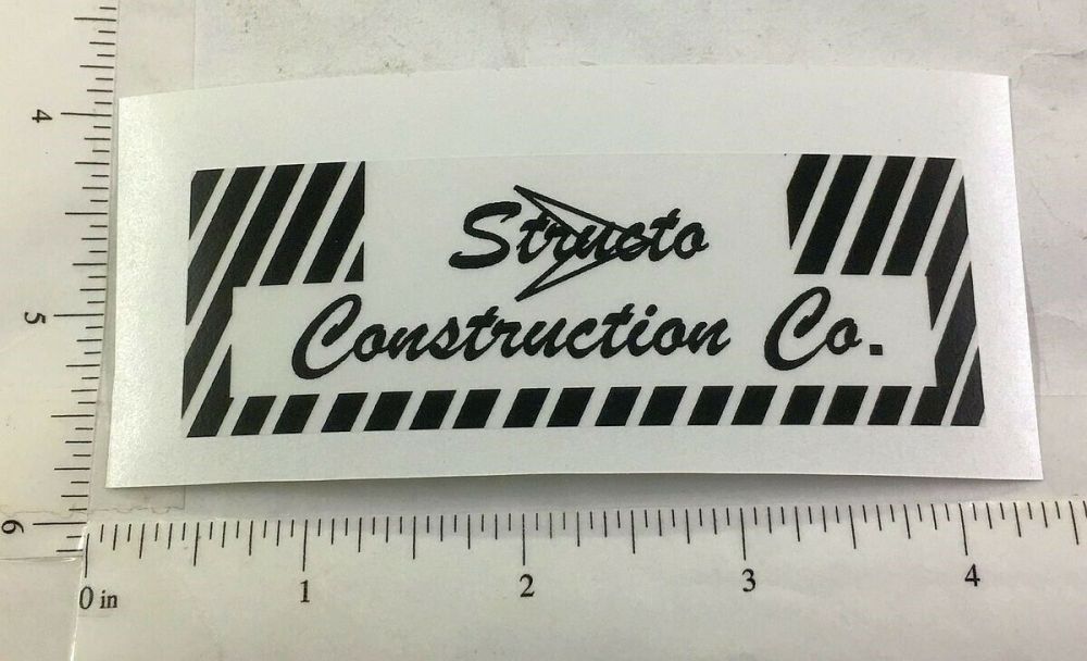 Structo Construction Company Sticker             ST-113 