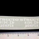 Pair Structo Rider Dumper Dump Truck Toy Replacement Stickers Main Image