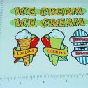Vintage Triang Ice Cream Truck Sticker Set Main Image