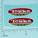 Pair 1970-73 Tonka Oval Logo Stickers Main Image