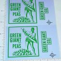 Pair Tonka Green Giant Utility Truck Sticker Set Main Image