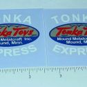 Pair Tonka Express Cabover Utility Truck Sticker Set Main Image