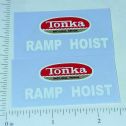 Pair Tonka Ramp Hoist Rollback Truck Stickers Main Image
