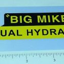 Tonka Big Mike Dual Hydraulic Dump Truck Sticker Main Image