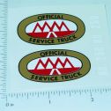 Pair Tonka 1953 to 56 MM Tow Truck Stickers Main Image
