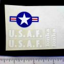 Tonka US Air Force Jeep/Truck Stickers Main Image