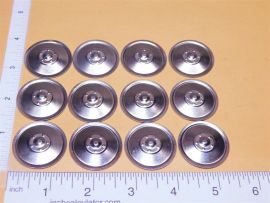 Set of 4 Zinc Plated Tonka Round Hole Hubcap Toy Parts TKP-001 