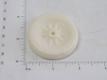 Wyandotte White Rubber 2" Spoke Wheel/Tire Replacement Toy Part Main Image Wyandotte White Rubber 2" Spoke Wheel/Tire Replacement Toy Part Main Image