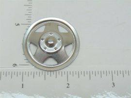 Single Plated Tonka Triangle Hole Hubcap Toy Part
