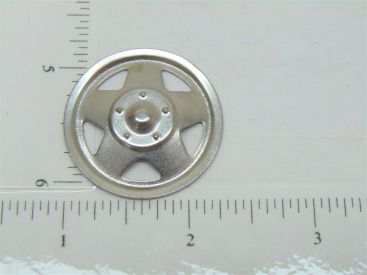 Single Plated Tonka Triangle Hole Hubcap Toy Part Main Image